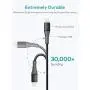 Xcentz Lightning Cable 3ft, MFi Certified iPhone Charger, Braided Nylon Fast Charging iPhone Cable with Premium Metal Connector for iPhone 11/11 Pro/X/XS/XR/XS Max/8, iPad Mini/Air, Black Xcentz Lightning Cable 3ft, MFi Certified iPhone Charger, Braided Nylon Fast Charging iPhone Cable with Premium Metal Connector for iPhone 11/11 Pro/X/XS/XR/XS Max/8, iPad Mini/Air, Black