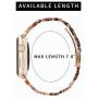 LINXUXIE Compatible with Apple Watch Bands 38mm/40mm,Resin Band Replacement Strap for Women Man with Stainless Steel Buckle for iWatch Series 6/5/4/3/2/1 Wristband (Flower Sea, 38/40mm)