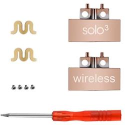 Solo 3 Hinge A1796 Replacement Parts Accessories Repair Kit Compatible with Beats by Dre Solo 3.0 Wireless A1796 Headphones (Rose Gold)