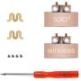 Solo 3 Hinge A1796 Replacement Parts Accessories Repair Kit Compatible with Beats by Dre Solo 3.0 Wireless A1796 Headphones (Rose Gold)