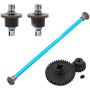 Bonarty RC Car Parts - Upgrade Metal Differential with Gear and Gear Box Housing for 1/18 WLtoys A949 A959 A969 A979 K929 K929 RC Car