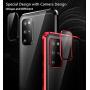 Screen Protector Case for Samsung S20, CeeDoo Galaxy S20 Magnetic Cover with Aluminum Frame Double Tempered Glass Built in Metal Lens Protector, Black