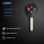 ECCPP Replacement Uncut Keyless Entry Remote Key Fob fits for 08-2012 Toyota Scion xB/ 06-2010 Toyota RAV4 HYQ12BBY (2X)