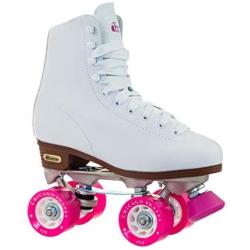 Chicago Womens Classic Roller Skates - Premium White Quad Rink Skates