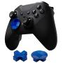 4 pcs Trigger Paddles and 2 Interchangeable D-Pads Metal Stainless Steel Replacement Parts for Elite Series 2 and Xbox one Elite Controllers (Blue)