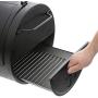 Char-Griller E82424 Side Fire Box Charcoal Grill, Black