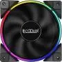 Pccooler 120mm Single Fan Moonlight Series, 3-PIN RGB LED Computer Case Fan - PWM PC Cooling Fan - Dual Light Loop Quiet Fan/Multiple Light Modes for PC Cases (Only PC-3M120 Replacement Fan) Pccooler 120mm Single Fan Moonlight Series, 3-PIN RGB LED Computer Case Fan - PWM PC Cooling Fan - Dual Light Loop Quiet Fan/Multiple Light Modes for PC Cases (Only PC-3M120 Replacement Fan)