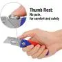 WORKPRO Folding Utility Knife Quick-change Box Cutter, Blade Storage in Handle with 5 Extra Blade Included WORKPRO Folding Utility Knife Quick-change Box Cutter, Blade Storage in Handle with 5 Extra Blade Included