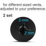 Magnetic Phone Car Mount Vent Strong 2 Pack, VOLPORT Universal Air Vent Magnetic Car Mount Airvent Clip Magnet Cell Phone Holder for Car with Mount Metal Plates Compatible for iPhone 12 11, Galaxy S10