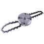Ineedtech 65Mn Trimmer Head with Coil Chain for Medium Size Garden Lawn Grass Trimmer, Brush Cutter, Weed Eater, Chain Mower, Outdoor Power Tools Replacement Part Accessory