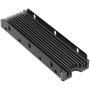 QIVYNSRY M.2 heatsink 2280 SSD Double-Sided Heat Sink with Thermal Silicone pad for PCIE NVME M.2 SSD or NGFF SATA M.2 SSD Black