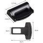 Pengxiaomei 2 pcs Car Seat Belt Clip,Universal Seat Belt Buckle and 2 pcs Seat Belt Clips,Auto Shoulder Neck Strap Positioner Clips