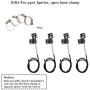 Hisencn Repair kit Replacement for Charbroil 463436215, 463436214, 463436213, 467300115, 463234413, Thermos 466360113, G432-Y700-W1, G432-0096-W1, Grill Burner Pipe, Heat Plate Tent, Crossover Tube