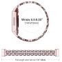 Wearlizer Compatible with Fitbit Charge 3 / Fitbit Charge 4 Bands for Women Metal Replacement Fit Bit Charge 3/4 hr Band Accessories Strap Bracelet Bangle Silver Rose Gold Black