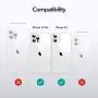 [3-Pack] ESR Tempered-Glass Screen Protector for iPhone 12/12 Pro + ESR Metal Kickstand Clear Case for iPhone 12/12 Pro