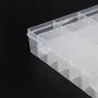 4PCS Clear White Plastic Organizer Box with Dividers 24 Grid Storage Containers Jewelry Storage Box with Dividers for Beads Earrings Necklaces Rings Metal Parts Accessories Screws Button Storage 4PCS Clear White Plastic Organizer Box with Dividers 24 Grid Storage Containers Jewelry Storage Box with Dividers for Beads Earrings Necklaces Rings Metal Parts Accessories Screws Button Storage