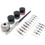 GC QUILL Calligraphy Pen Set, Wooden Dip Pen with 16 Dip Nibs, 3 Ink Bottles and 1 Pen Holder, Calligraphy Set for Beginners - MU-04