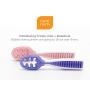 NumNum Pre-Spoon GOOtensils | Baby Spoon Set (Stage One + Stage Two) | BPA Free Silicone Self Feeding Utensil | #1 Doctor Recommended Baby Led Weaning Spoon for Kids Ages 6 Months+ (Lilac/Rosebud)