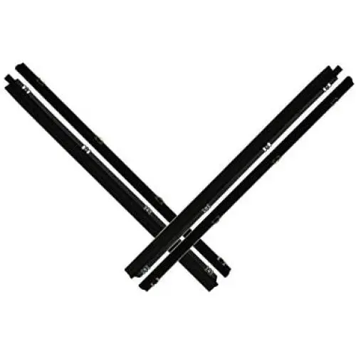 Make Auto Parts Manufacturing Set of 4 Inner Outer Driver Side & Passenger Side Belt Weatherstrip Kit For Jeep Wrangler 1987 1988 1989 1990 1991 1992 1993 1994 1995