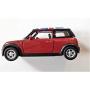 Modern Style Mini Cooper Model Made of Die Cast Metal and Plastic Parts, Pull Back & Go Action, Red