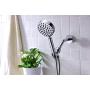 All Metal Shower Head Holder for Hand Held Showerheads, Polished Chrome | Adjustable Shower Arm Mount with Universal Wall Hook Bracket and Brass Pivot Ball All Metal Shower Head Holder for Hand Held Showerheads, Polished Chrome | Adjustable Shower Arm Mount with Universal Wall Hook Bracket and Brass Pivot Ball