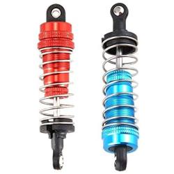 HONG YI-HAT 4Pcs Metal Shock Absorber Damper Replacement Accessory Fit for WLtoys 144001 1/14 4WD RC Drift Racing Car Parts Spare Parts (Color : Blue)