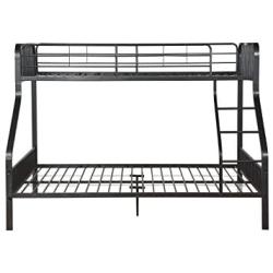 Acme Caius Gunmetal Twin XL Over Queen Bunk Bed