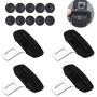 QD 4 Pack of Car Seat Belt Buckles, Car Seat Belt Silencers, Car Seat Belt Plugs, Car Metal Seat Belt Clips
