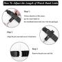 CAOWTAN 22mm Watch Bands Compatible with Samsung Galaxy Watch 46mm/Samsung Gear S3 Frontier, 20mm Watch Bands Replacement for Samsung Active 2(40mm/44mm) with Quick Release Spring Bar Pins