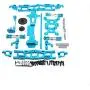 Baoer Metal Steering Swing Arm Base C Rear Hub Seat Gear Assembly Upgrade Parts for Wltoys 144001 1/14 RC Car Vehicle Models Silver Baoer Metal Steering Swing Arm Base C Rear Hub Seat Gear Assembly Upgrade Parts for Wltoys 144001 1/14 RC Car Vehicle Models Silver