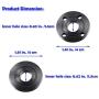 Grinder Angle Spanner Wrench Flange Nut Compatible With Dewalt Milwaukee 193465-4 Bosch Black Decker Ryobi 4.5'' 5'' 5/8-11 Parts