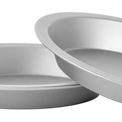 G & S Metal Products Company OvenStuff Nonstick 9” Pie Pans, Set of 2, Gray