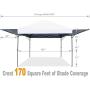MASTERCANOPY 10x10 Pop-up Canopy Tent with Double Awnings White MASTERCANOPY 10x10 Pop-up Canopy Tent with Double Awnings White