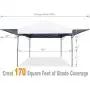 MASTERCANOPY 10x10 Pop-up Canopy Tent with Double Awnings White