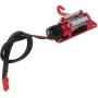 Bonarty RC Winch, 1/10 Scale RC Metal Steel Wired Automatic Winch with Remote Controller Receiver for 1/10 RC Crawler Car RC4WD