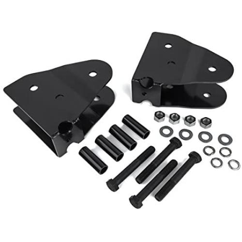 Heavy Metal Suspensions - Fits 2005-2018 Ford F250 and F350 (4WD) 2'' - 4'' Radius Arm Drop Brackets High Strength Carbon Steel Kit