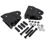 Heavy Metal Suspensions - Fits 2005-2018 Ford F250 and F350 (4WD) 2'' - 4'' Radius Arm Drop Brackets High Strength Carbon Steel Kit