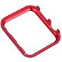 Leotop Compatible with Apple Watch Case 38mm, Metal Bumper Protective Cover Frame Accessories Women Girl Bling Shiny Crystal Rhinestone Diamond Compatible iWatch Series 3/2/1 (Diamond Red, 38mm)