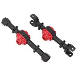Dilwe Front Axle Housing, Metal Front Rear Axle Housing Accessory Part for MN90/ MN91/ MN45 RC Car Model( Black)