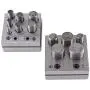 Metal Disc Cutter, 5+7 Holes Circle Round Disc Cutter Set Jewelry Making Metal Cutting Forming Pendant Charm Coin Punch Tool Metal Disc Cutter, 5+7 Holes Circle Round Disc Cutter Set Jewelry Making Metal Cutting Forming Pendant Charm Coin Punch Tool