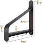 Rustic State Metal Shelf Brackets with Modern Heavy Duty Design Fits Wood Shelves Perfect for Bookcase TV Storage Rack Garage Wall Mounting Pack of 2 (11.5 Inches) Rustic State Metal Shelf Brackets with Modern Heavy Duty Design Fits Wood Shelves Perfect for Bookcase TV Storage Rack Garage Wall Mounting Pack of 2 (11.5 Inches)