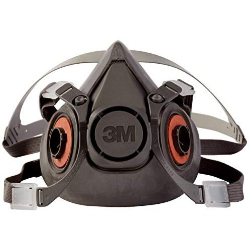 3M Half Facepiece Reusable Respirator 6300, Gases, Vapors, Dust, Paint, Cleaning, Grinding, Sawing, Sanding, Welding, Large