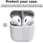 elago Upgraded AirPods Dust Guard (Matte Space Grey, 1 Set) – Dust-Proof Film, Luxurious Looking, Must Watch Easy Installation Video, Protect AirPods from Metal Shavings [US Patent Registered]
