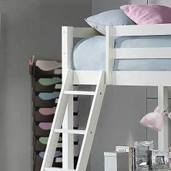 Hillsdale Furniture Caspian Twin Loft Bed, White