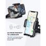 Mpow 051 Car Phone Mount, CD Slot Car Phone Holder, Car Mount with Three-Side Grips and One-Touch Design Compatible iPhone 12/12Mini/12Pro/12Pro Max/11 Series/XR/X/8/8Plus, Galaxy S10/20 Series/S9/S9+