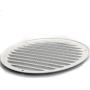 Vent Systems 6'' Soffit Vent Cover - White - Round Air Vent Louver - Grill Cover - Built-in Insect Screen - HVAC Vents for Bathroom, Home Office, Kitchen
