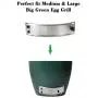 Green Egg Replacement Parts Stainless Draft Door Fits for Medium & Large Big Green Egg Grill Kamado Accessories with Punched MESH Panel Easily Adjusted Egg Bottom Vent Replacement Green Egg Replacement Parts Stainless Draft Door Fits for Medium & Large Big Green Egg Grill Kamado Accessories with Punched MESH Panel Easily Adjusted Egg Bottom Vent Replacement