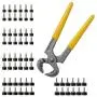 YZDING 30 Pairs Womens High Heel Shoes replacement Tips Pin (8/9/10/11 /12 mm) With Heel Pliers for Repairing Shoes YZDING 30 Pairs Womens High Heel Shoes replacement Tips Pin (8/9/10/11 /12 mm) With Heel Pliers for Repairing Shoes