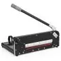 Mophorn Paper Cutter 12Inch A4 Commercial Heavy Duty Paper Cutter 300 Sheets 45HRC Hardness Stack Cutter Metal Base Desktop Stack Cutter for Home Office (A4, 12Inch/45HRC Blade Hardness)
