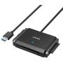 SATA/IDE to USB 3.0 Adapter, Unitek IDE Hard Drive Adapter for Universal 2.5''/3.5'' Inch IDE and SATA External HDD/SSD, Support 10TB